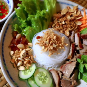 Köstelich. Nationalgericht Vietnam: Bun Thit Nuong (Rezept)